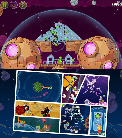 Angry Birds Space スクリーンショット