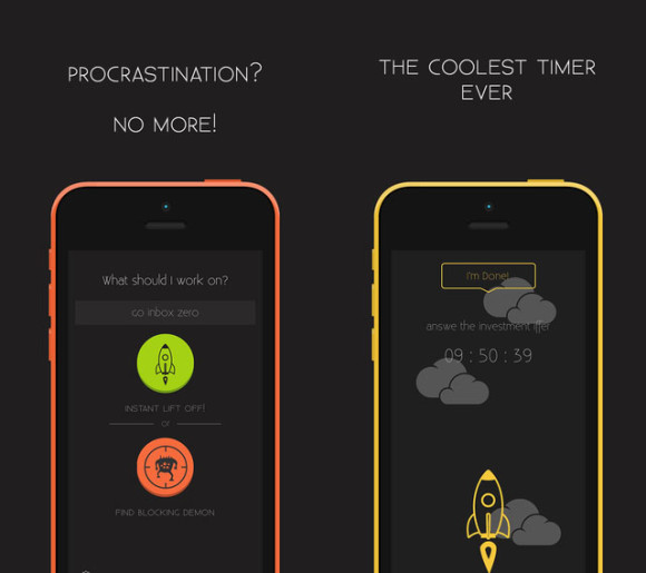 Arise: A Coach to Beat Procrastination and Start your Workflow with a Focused Pomodoro Sprint スクリーンショット