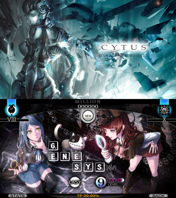 Cytus スクリーンショット