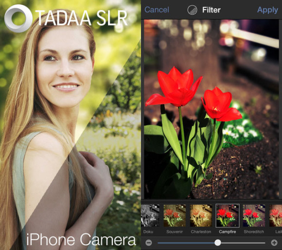 Tadaa SLRでiPhoneの写真に一眼レフのような、ぼかしを入れよう